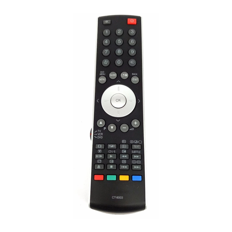 Toshiba CT-8003 At-a-glance guide