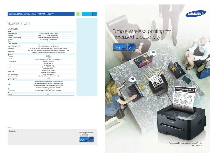 Samsung ML-2525W series User manual