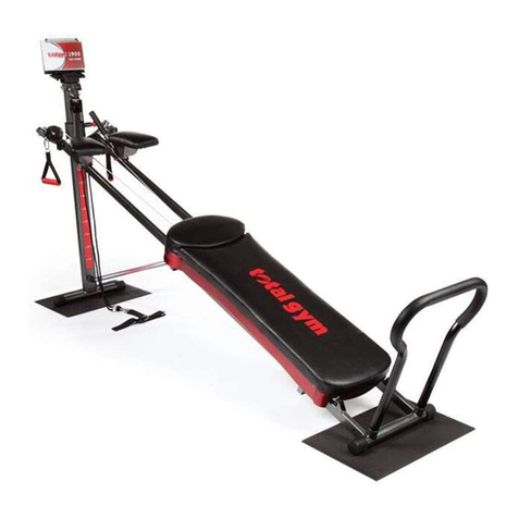 Total Gym 1900 owner's manual