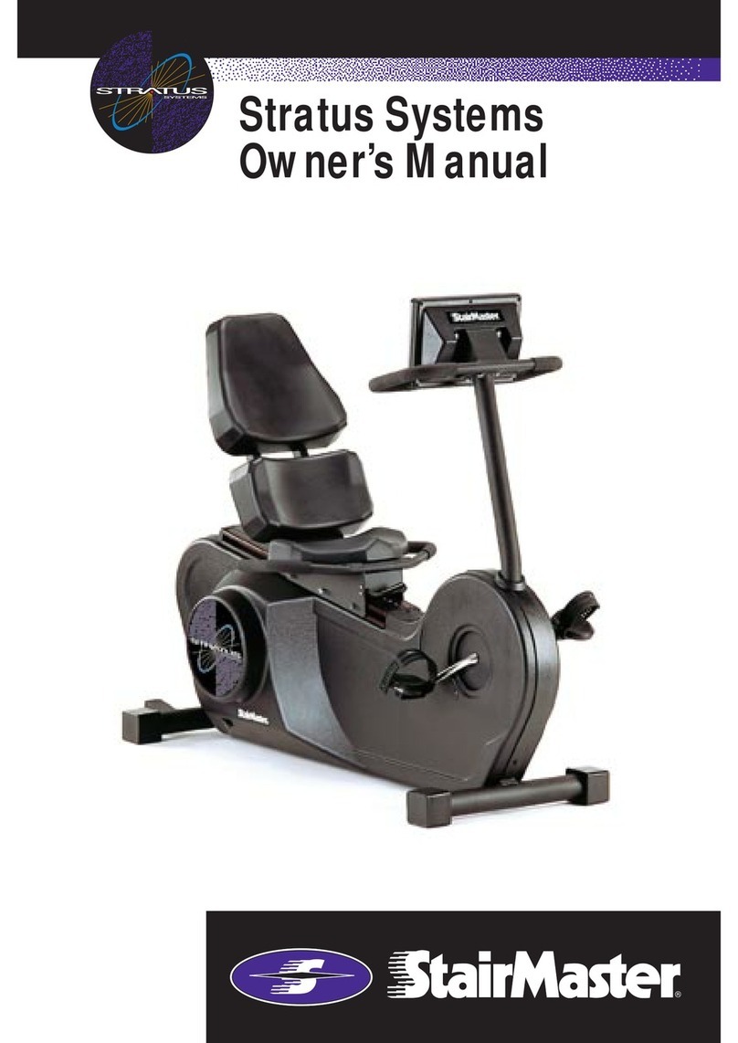 Stairmaster Stratus Systems owner's manual
