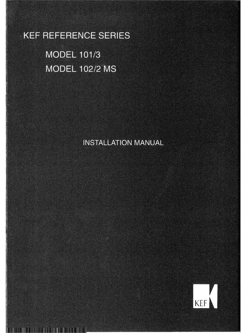 KEF 101/3 User manual