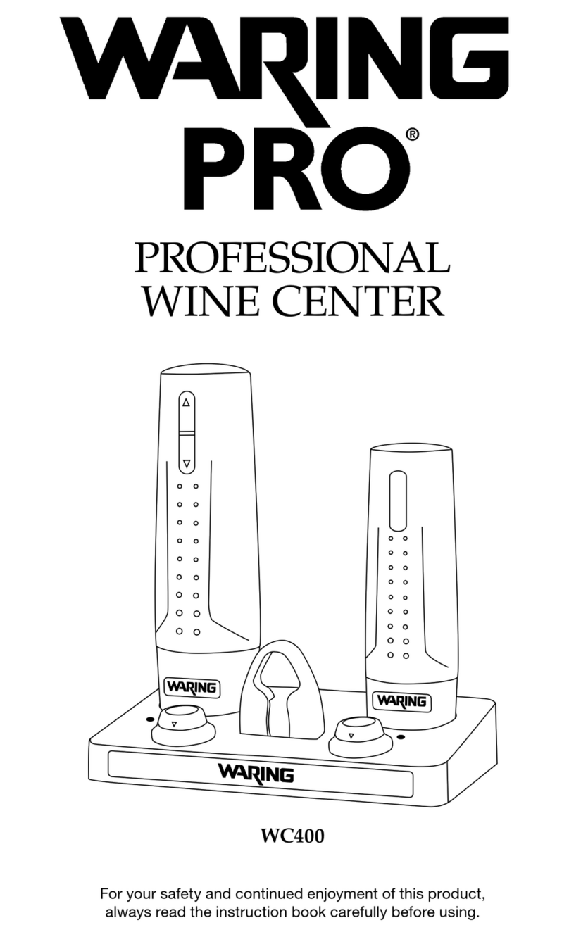 Waring WC400 User manual