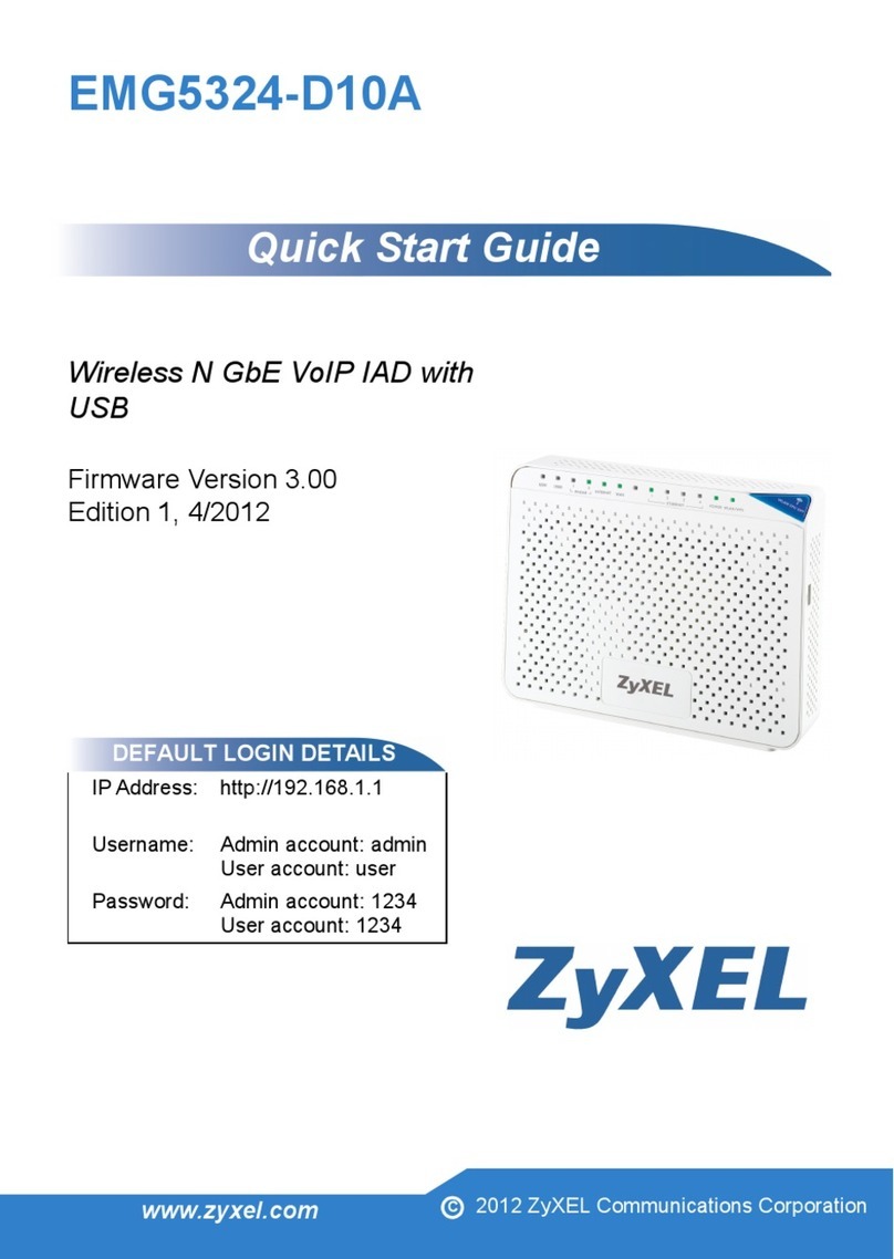 ZyXEL Communications EMG5324-D10A User manual