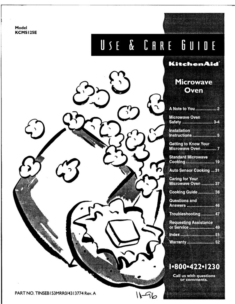 KitchenAid KCMSI25E Use and care guide
