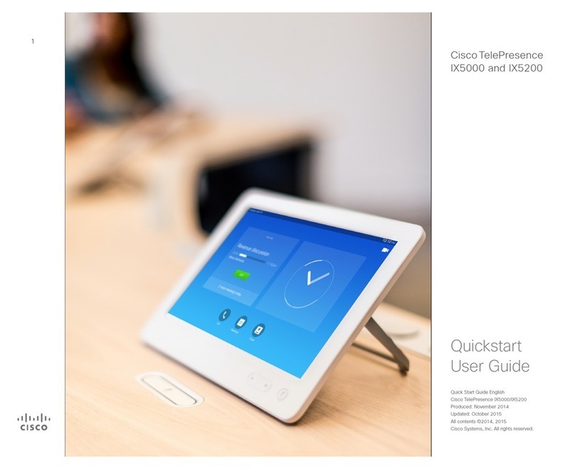 Cisco TelePresence IX5000 Setup guide