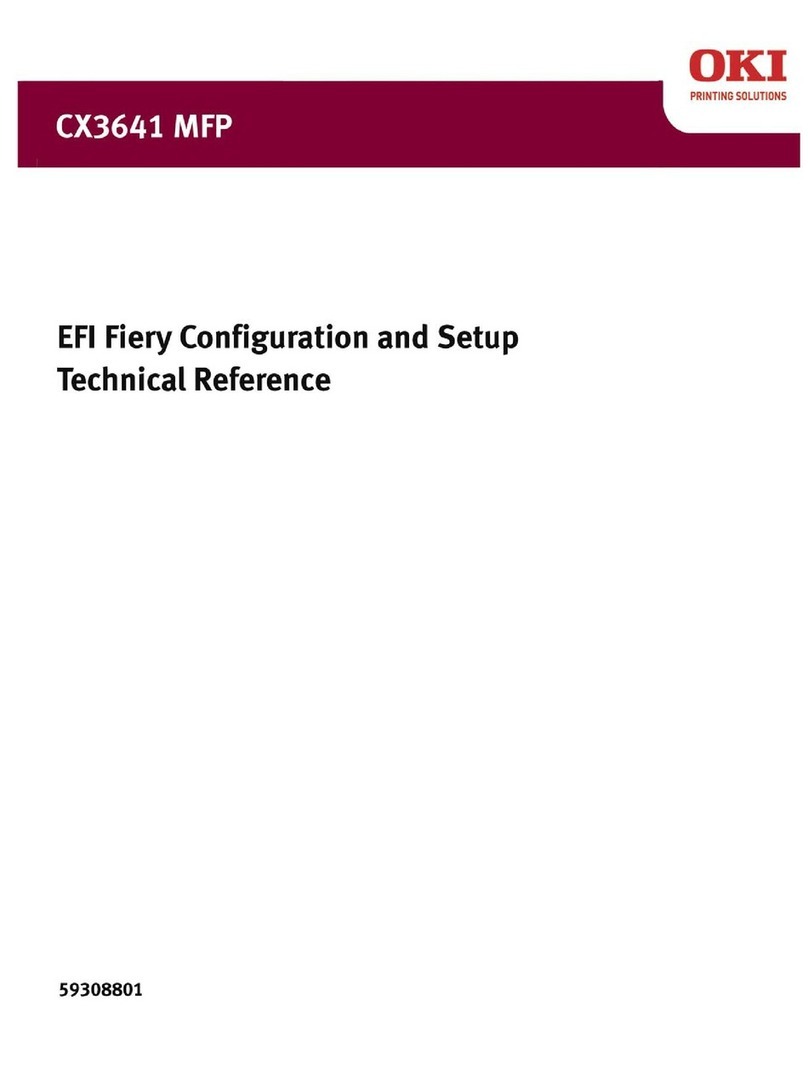 Oki CX3641 User manual