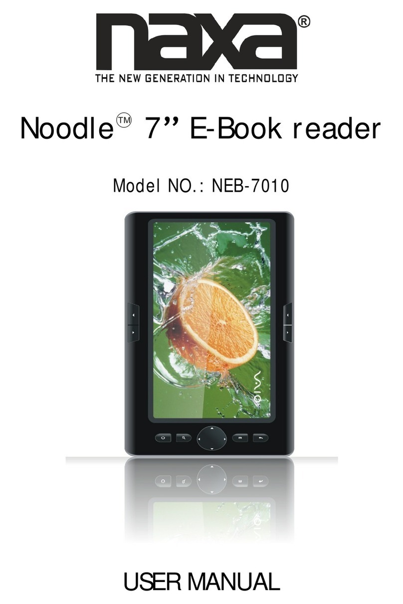 Naxa Noodle NEB-7010 user manual