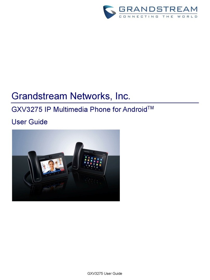 Grandstream Networks GXV3275 user guide