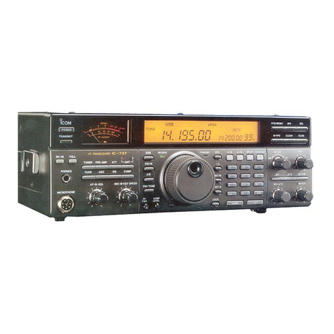 Icom IC-737 User manual