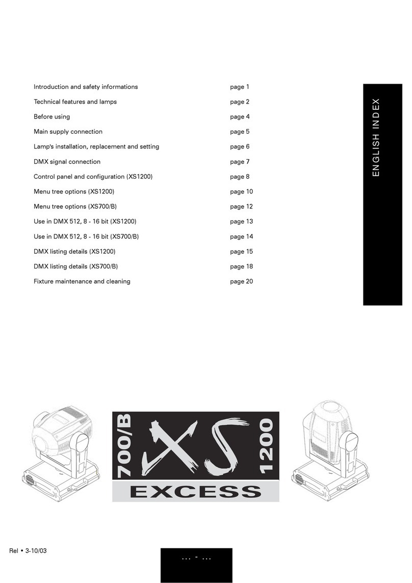 Techni-Lux HMI 1200W/S XS user manual
