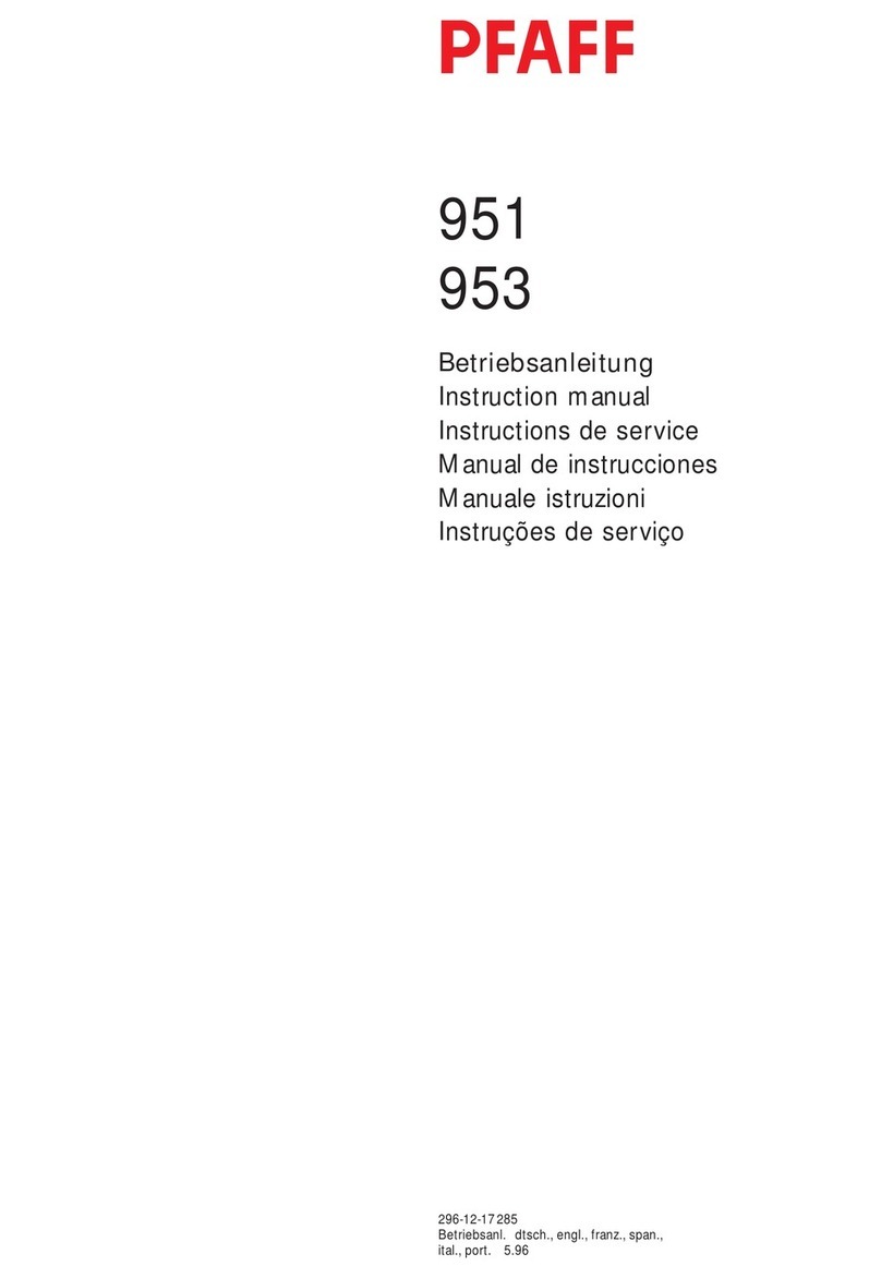 Pfaff hobbymatic 953 User manual