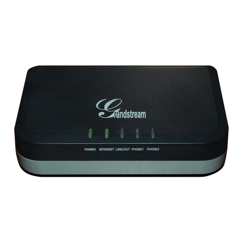 Grandstream Networks HT702 quick start guide