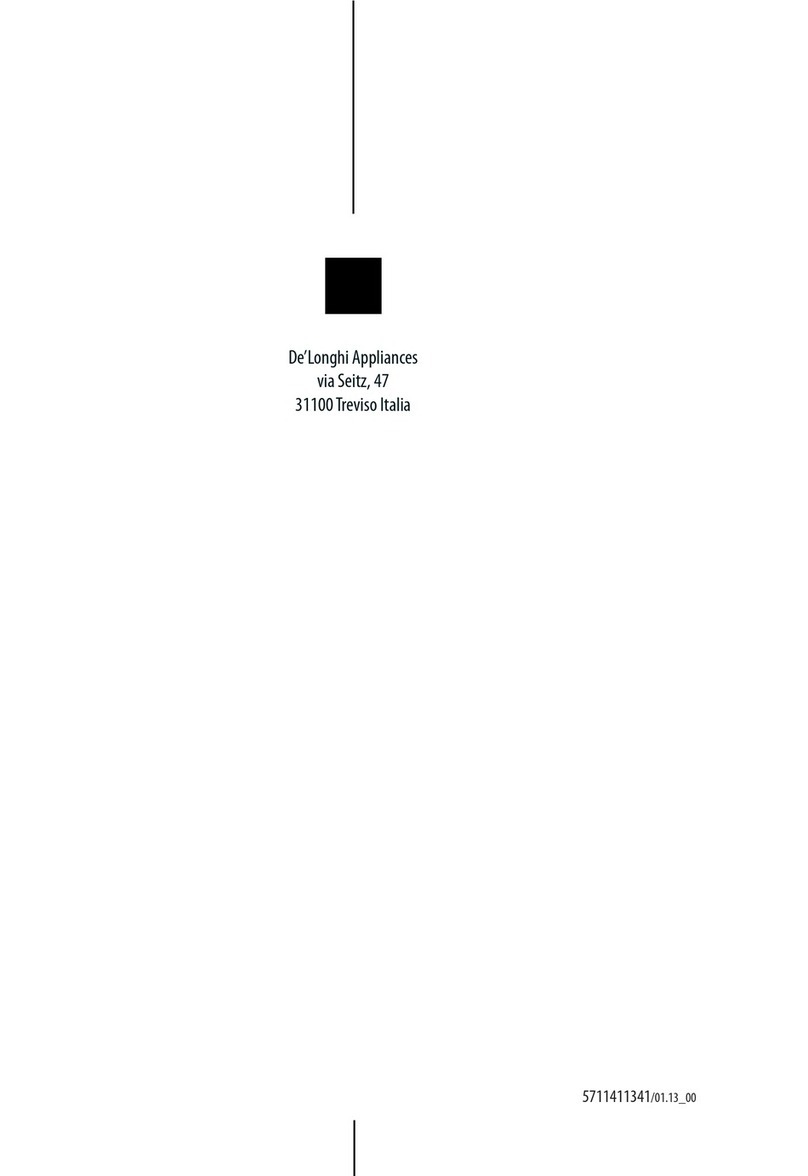 DeLonghi TCH8093ER User manual DeLonghi TCH8093ER User manual