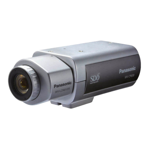 Panasonic WV-CP630G User manual
