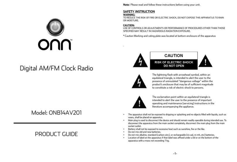 Onn ONB14AV201 Product guide