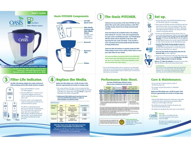 Oasis PITCHER user guide