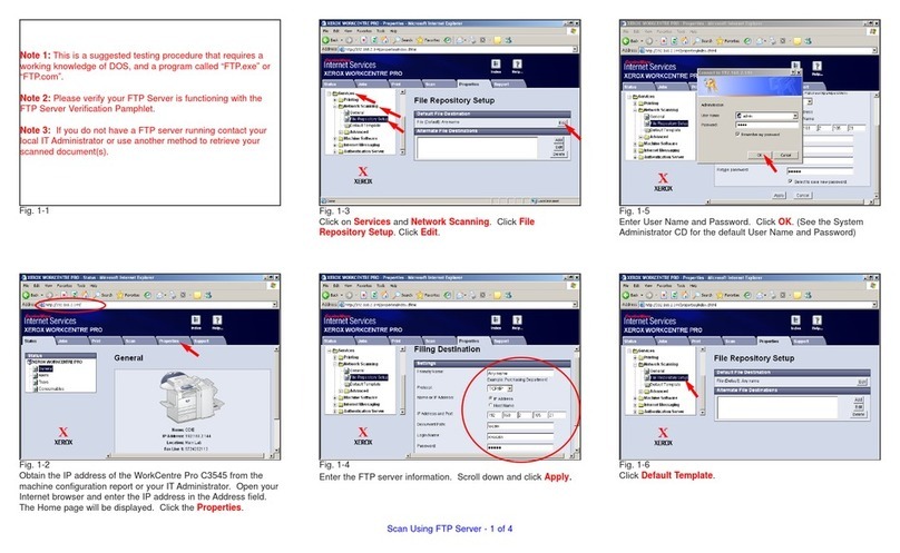 Xerox WorkCentre Pro C2128 User manual