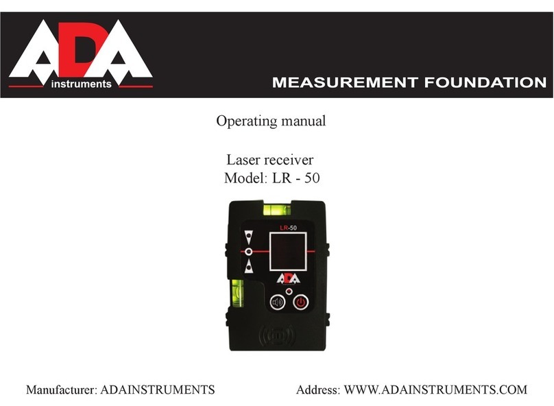 A/DA LR - 50 operating manual