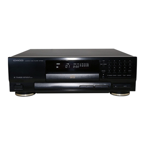 Kenwood DP-940 User manual Kenwood DP-940 User manual