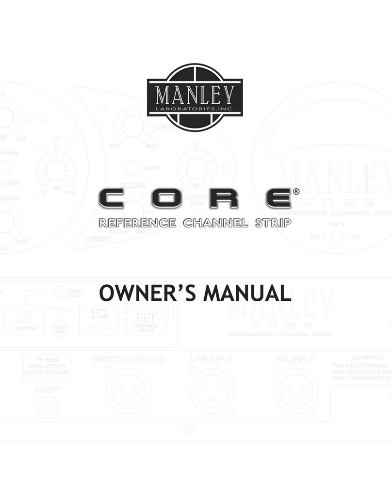 Manley CORE owner's guide