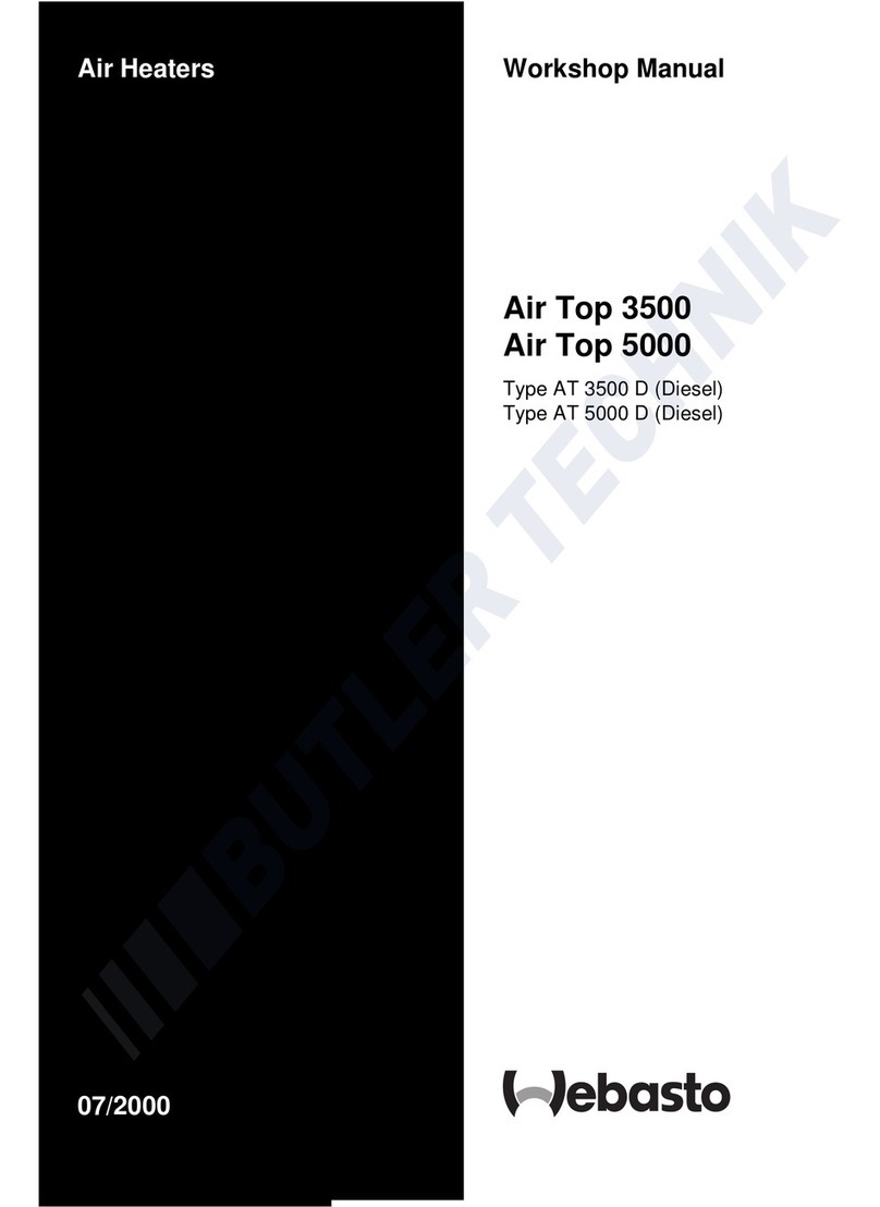 Webasto Air Top 3500 ST Workshop manual