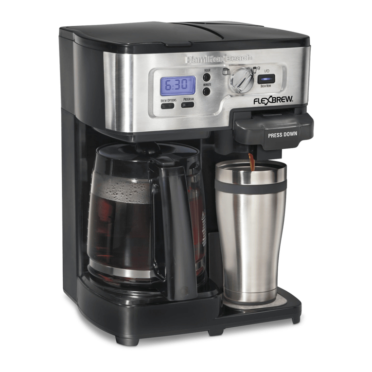 Hamilton Beach FlexBrew quick start guide