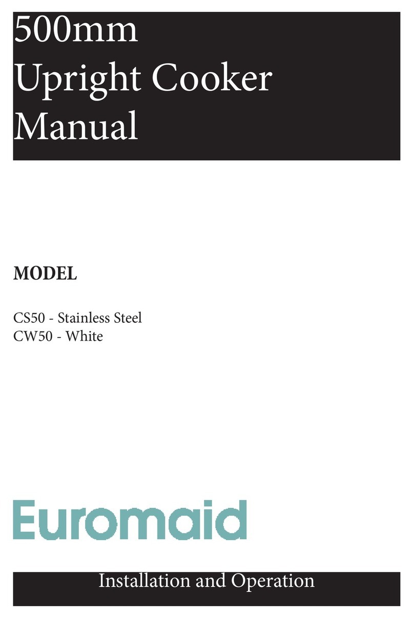 Euromaid CS50 Installation and operation