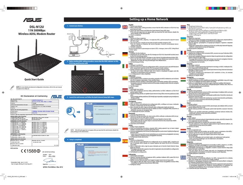 Asus DSL-N12U User manual