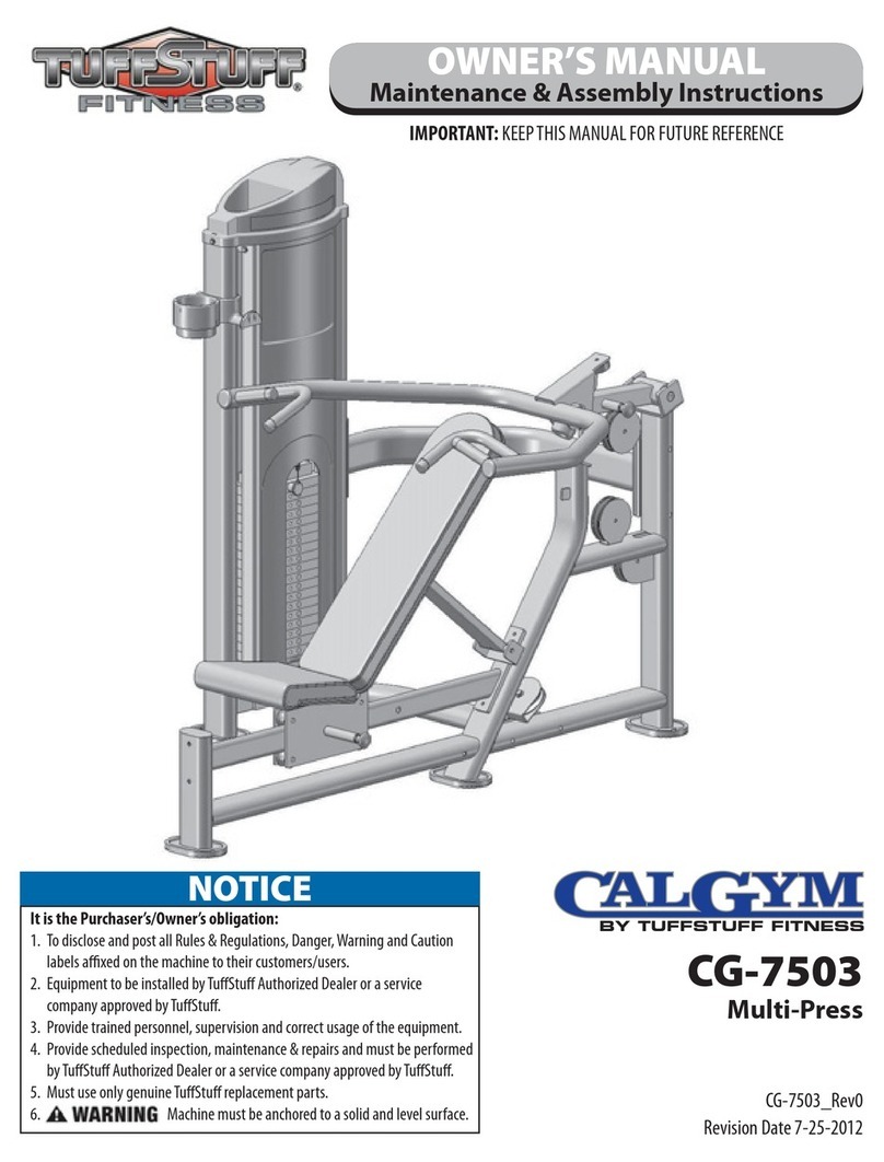 CalGym CG-7503 owner's guide