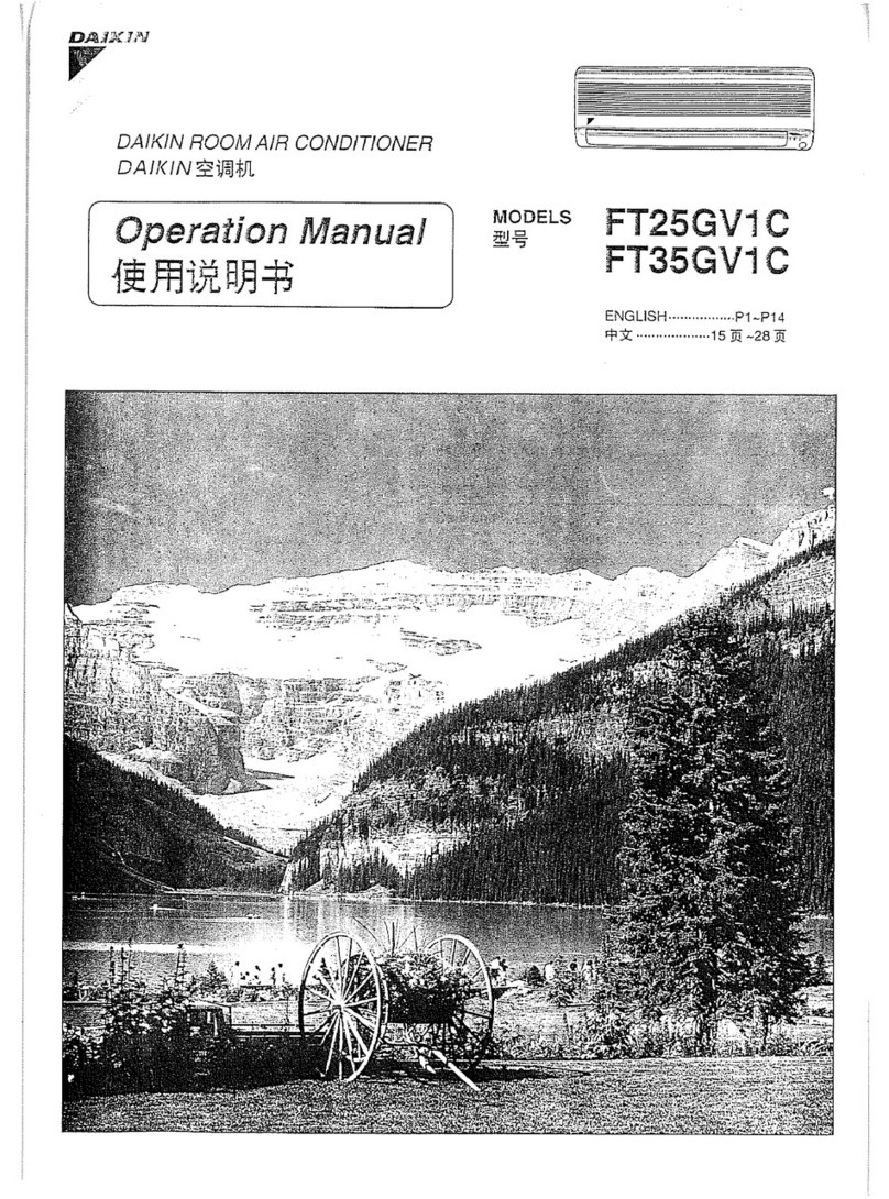 Daikin FT25GV1C User manual