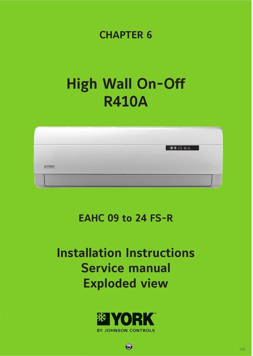 York EADC - 09 FSAAR installation instructions