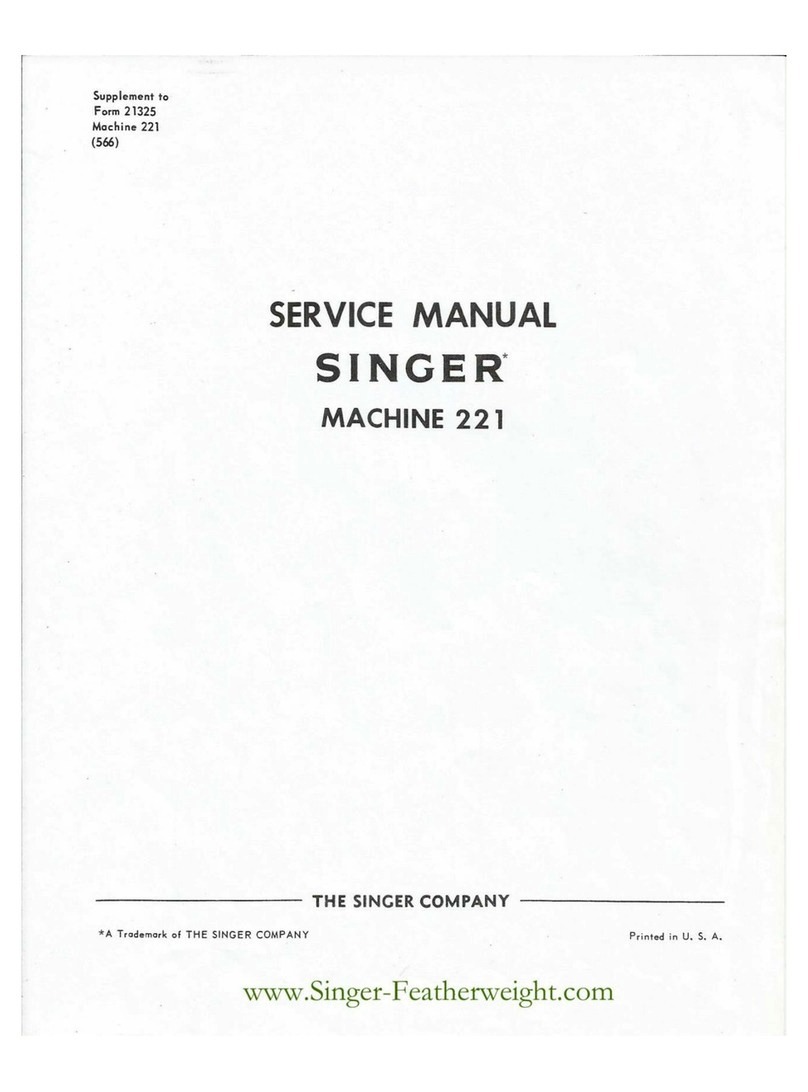 Singer 221 Service manual