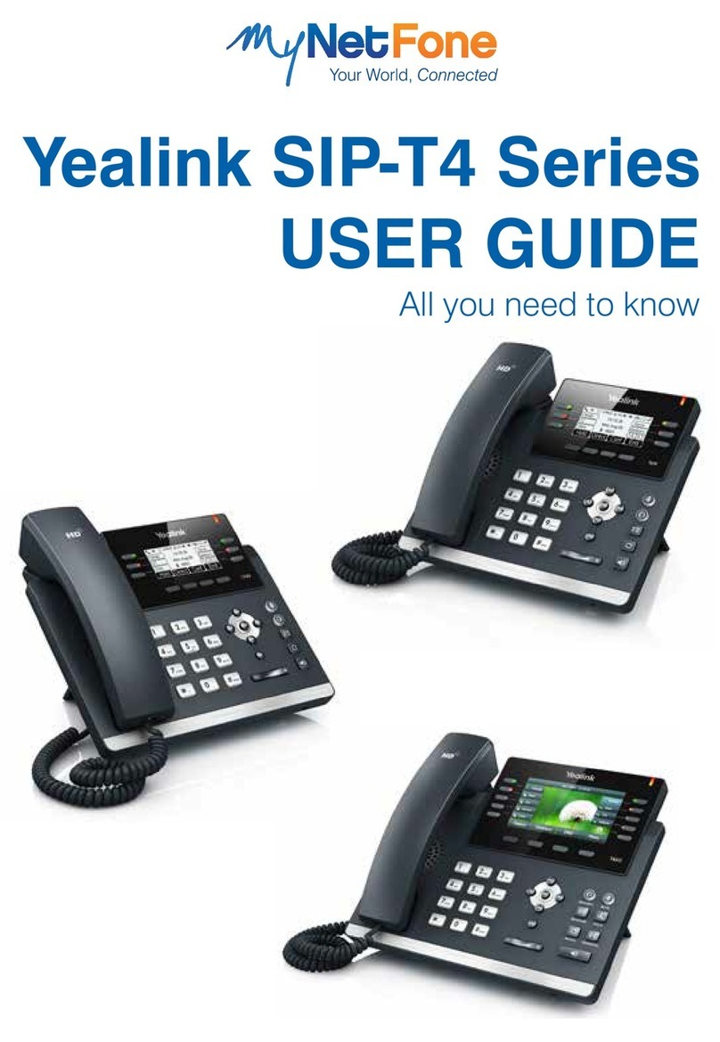 Yealink SIP-T4 Series User manual