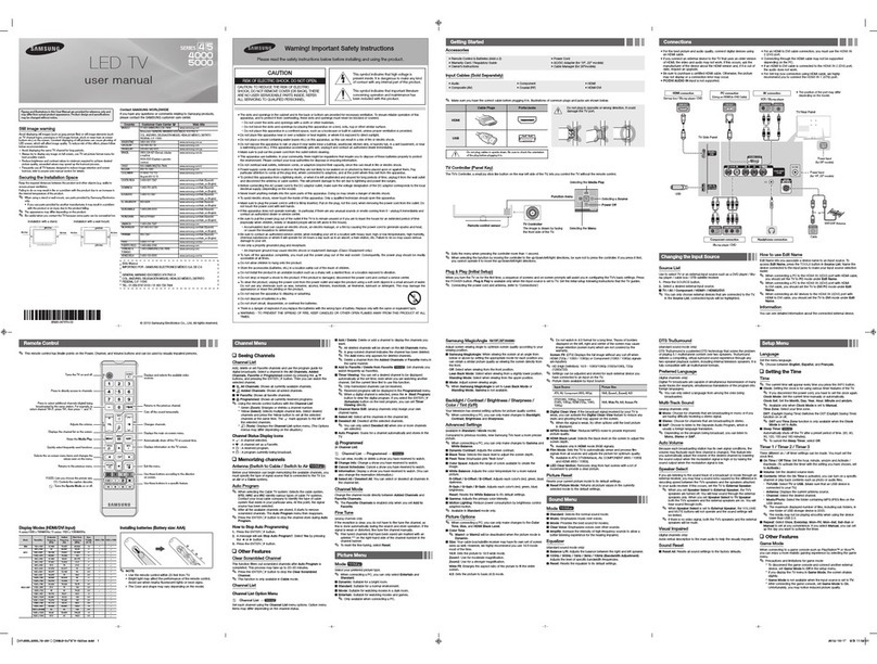 Samsung Series 4000 User manual