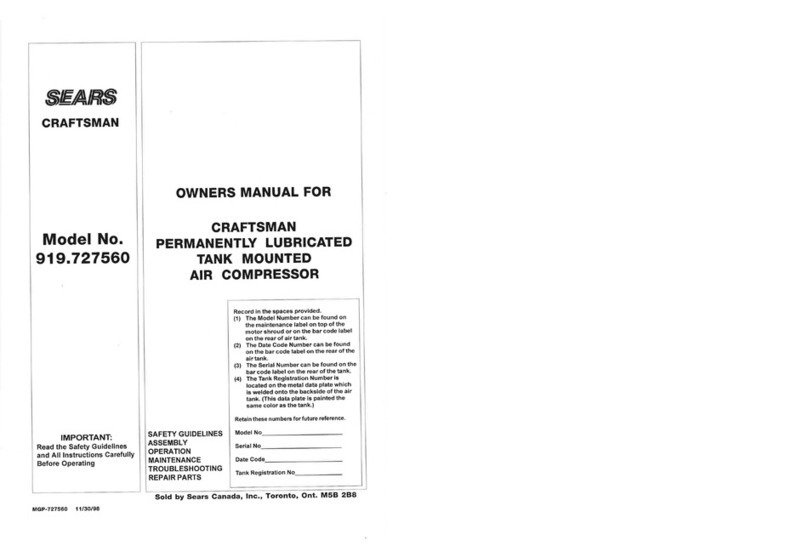 Sears Craftsman 919.727560 owner's manual