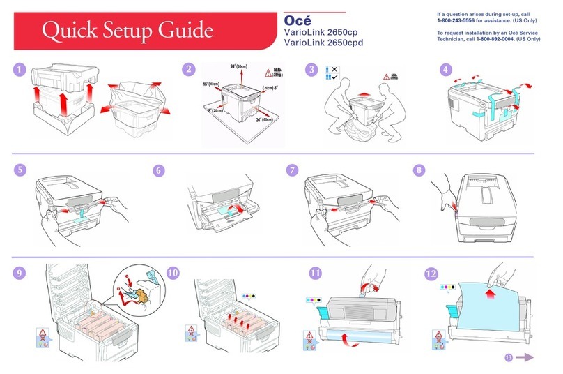 Oce VarioLink 2650cp User manual Oce VarioLink 2650cp User manual