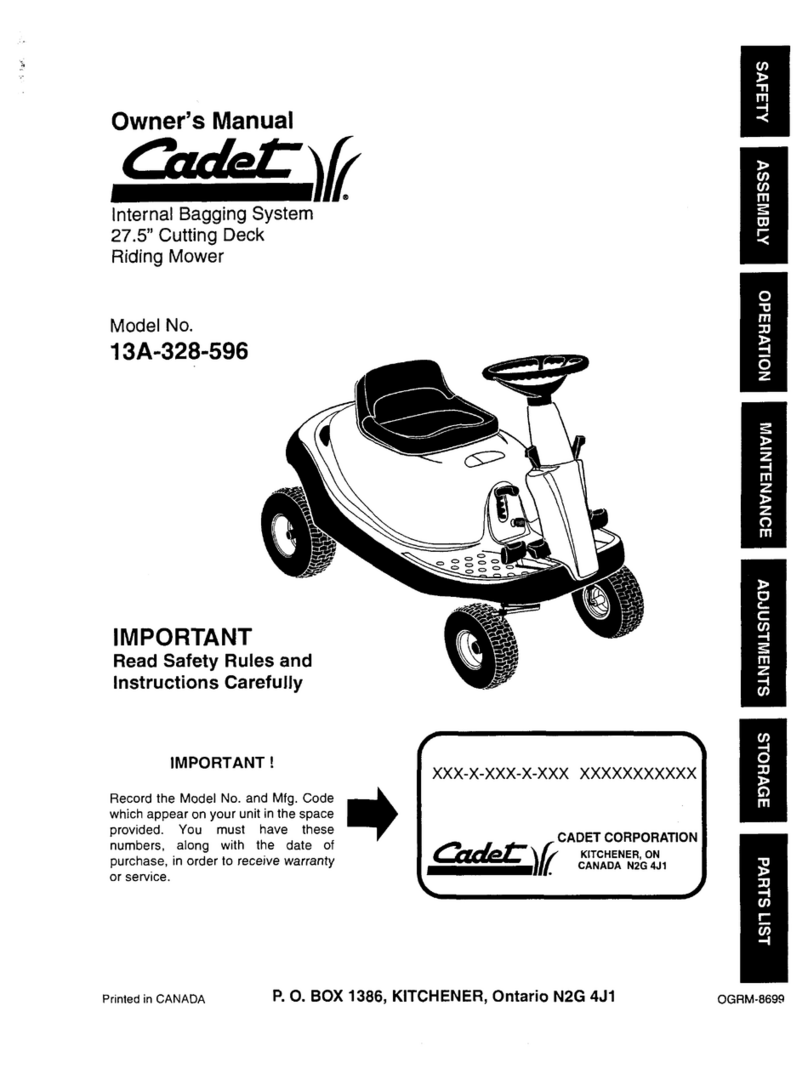 Cadet 13A-328-596 User manual