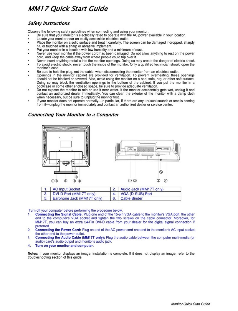 Asus MM17 User manual