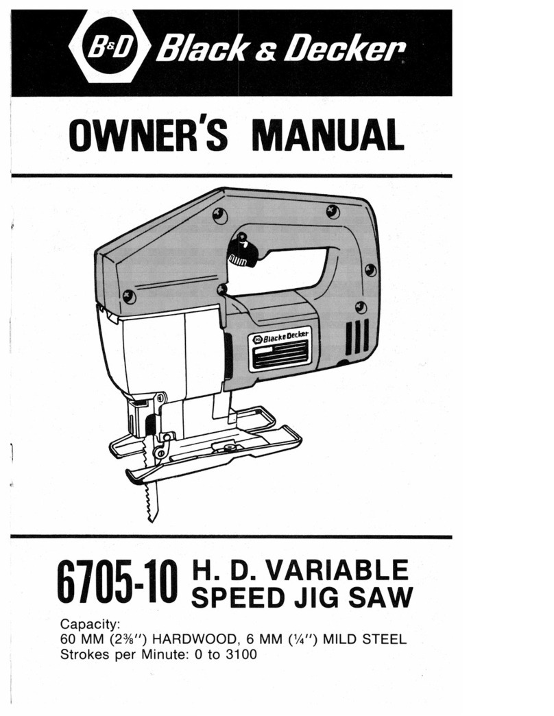 Black & Decker 6705-10 User manual