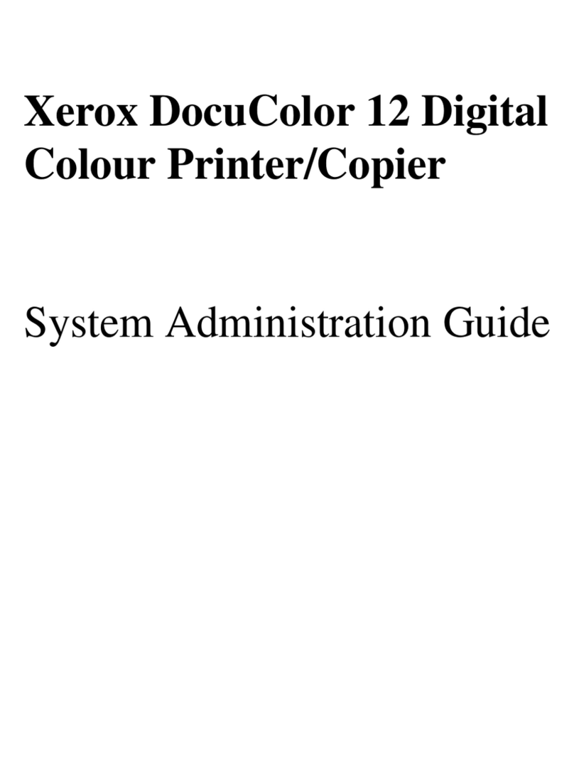 Xerox DOCUCOLOR 12 System administration guide