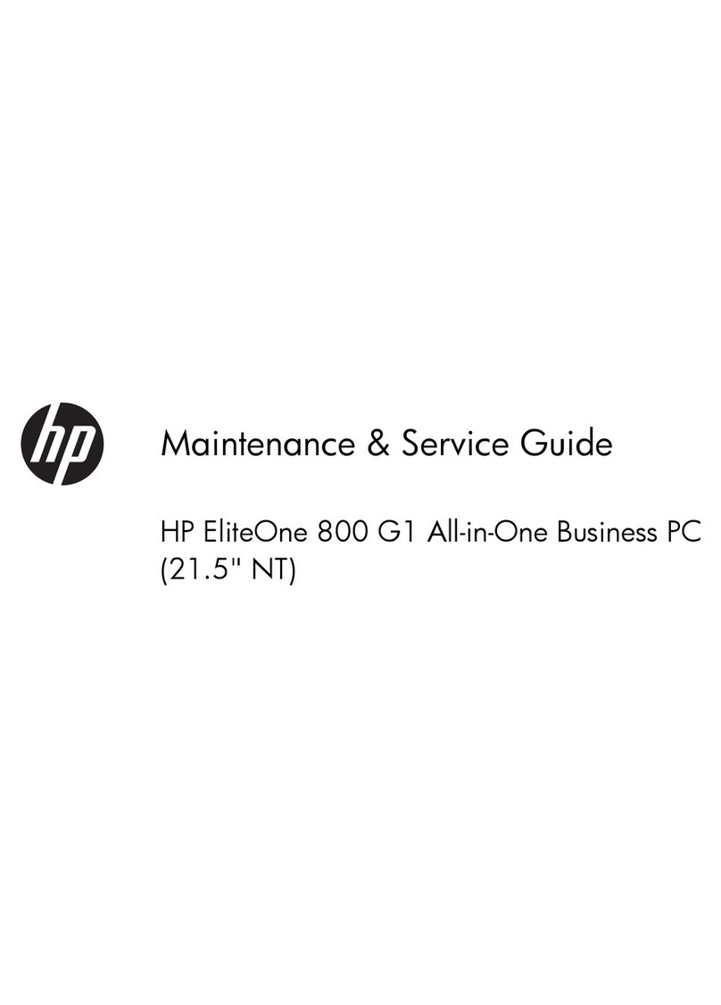 HP EliteOne 800 G1 User manual