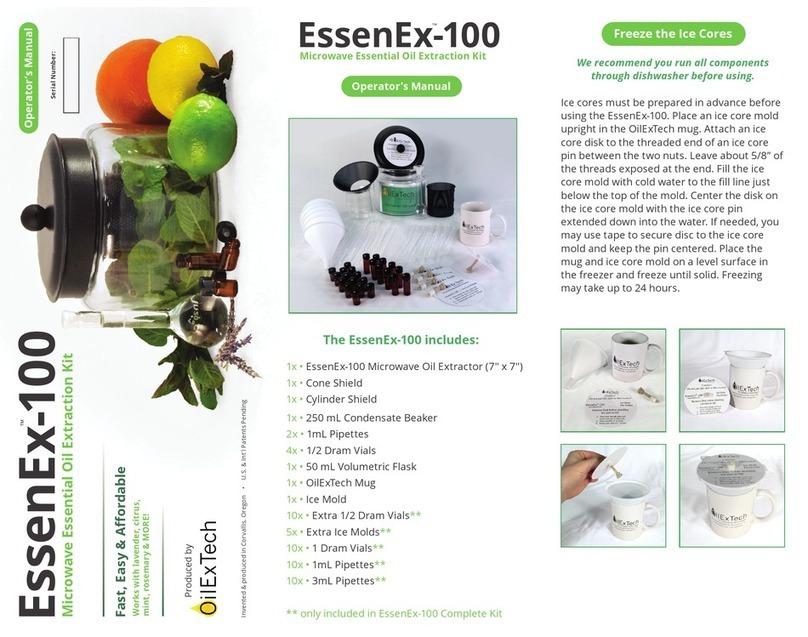OilExTech EssenEx-100 Operator's manual