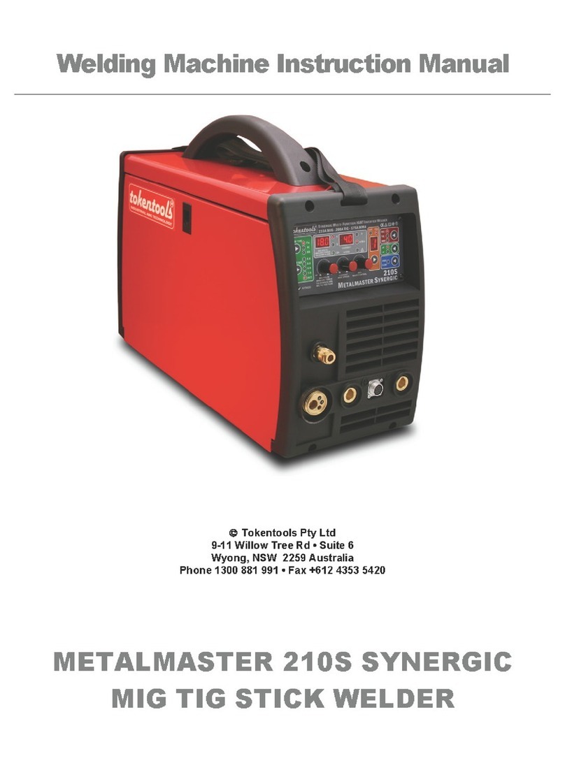 Tokentools MetalMaster 210S instruction manual