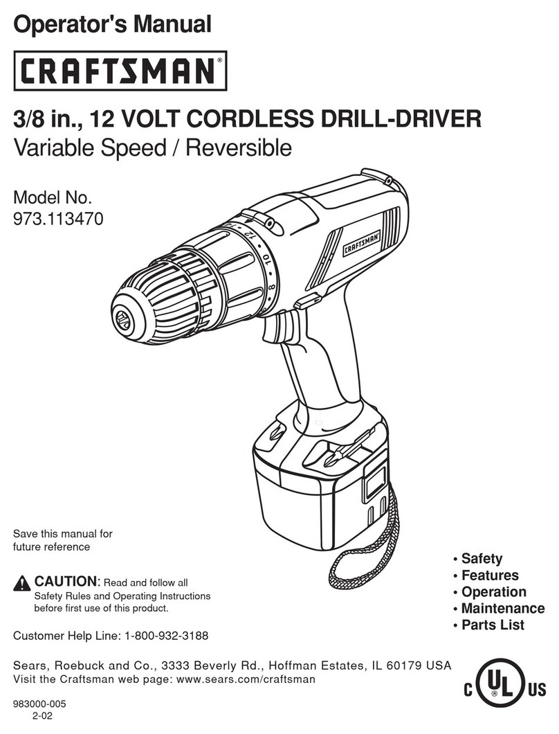 Craftsman 973.113470 Operator's manual