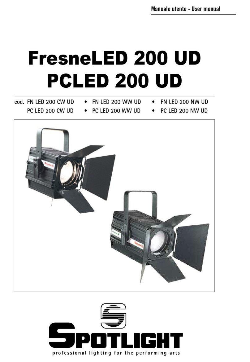 Spotlight FresneLED 200 UD user manual Spotlight FresneLED 200 UD user manual