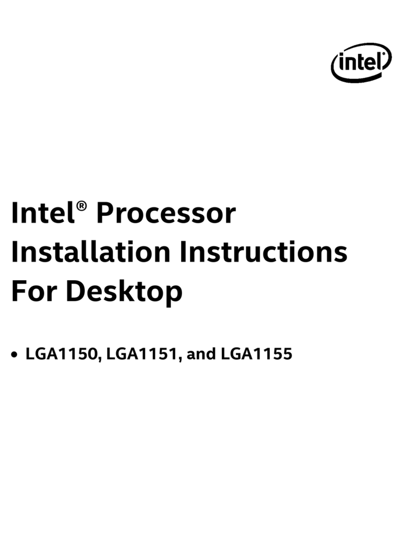 Intel LGA1155 SOCKET - THERMAL MECHANICAL S AND DESIGN GUIDELINES... User manual