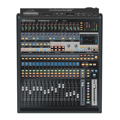 PRESONUS StudioLive CS18AI User manual