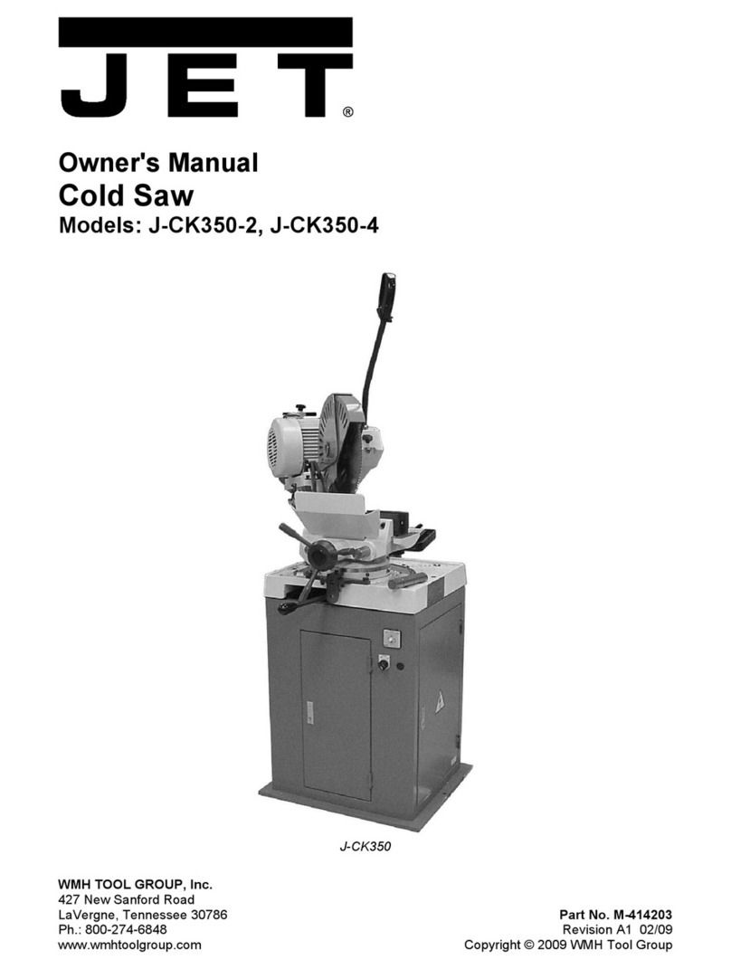 Jet J-CK350-2 owner's manual