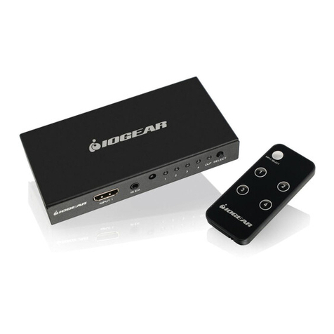 IOGear GHDSW4K4 Q1326 User manual