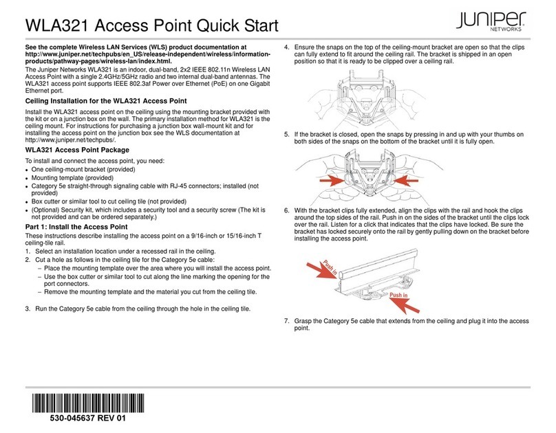Juniper WLA321 quick start guide